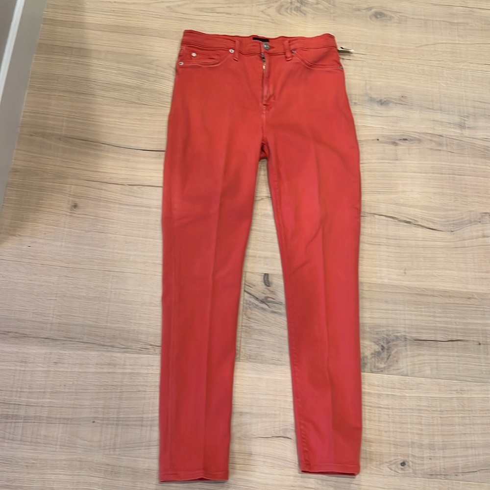 Bright coral Hudson denim jeans 28